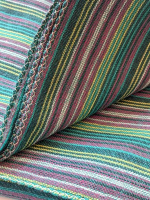 Soft cotton striped scarf, handwoven in Nepal from Shakti.ism