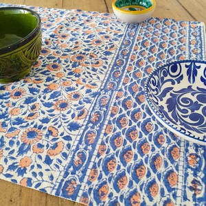 Block-printed organic cotton placemats (set of 2) from Shakti.ism