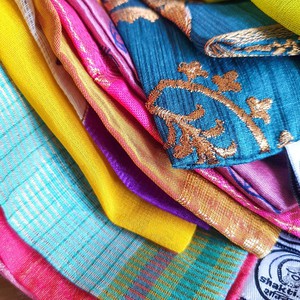 Large sari gift bags with drawstring from Shakti.ism