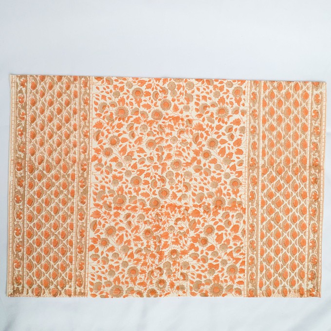 Block-printed organic cotton placemats (set of 2) from Shakti.ism