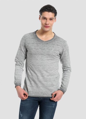 Long Sleeve Shirt Grey from Shop Like You Give a Damn