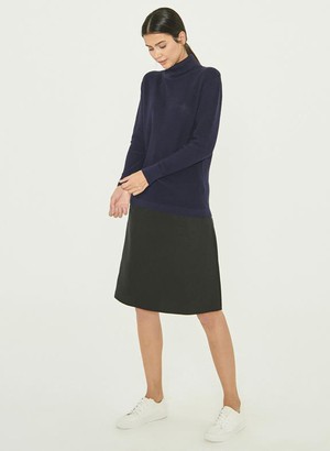 Turtleneck Sweater Dark Blue from Shop Like You Give a Damn