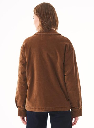 Corduroy Jacket Organic Cotton Brown from Shop Like You Give a Damn