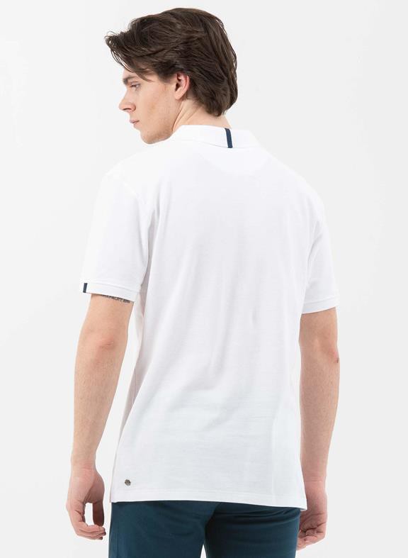 Polo V-Neck White from Shop Like You Give a Damn