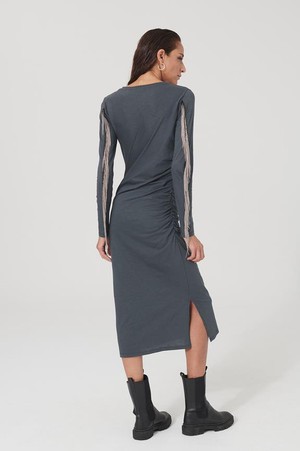 Dress Beauvoire Grey from Shop Like You Give a Damn