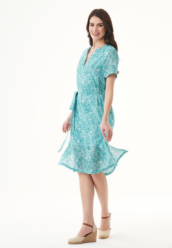 Voile Dress Flower Emerald Blue from Shop Like You Give a Damn