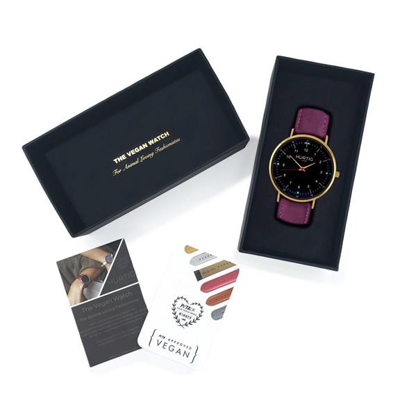 Watch Moderno Gold Black & Berry from Shop Like You Give a Damn