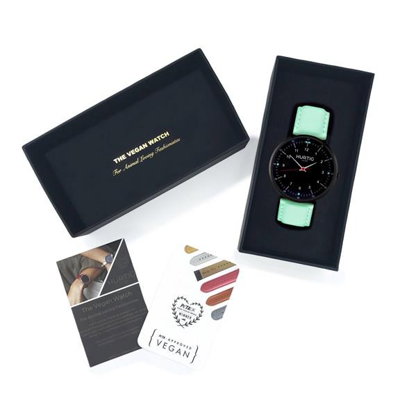 Moderna Watch All Black & Mint from Shop Like You Give a Damn