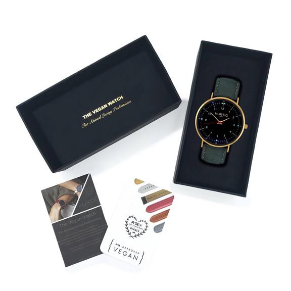 Watch Moderno Gold Black & Forest Green from Shop Like You Give a Damn