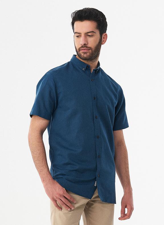 Short Sleeve Shirt Navy from Shop Like You Give a Damn