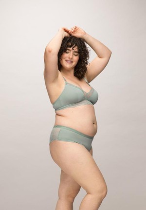 Bralette Stipa Cool Green from Shop Like You Give a Damn