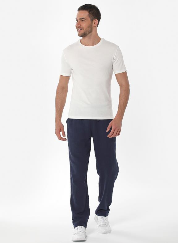 Pants Navy from Shop Like You Give a Damn