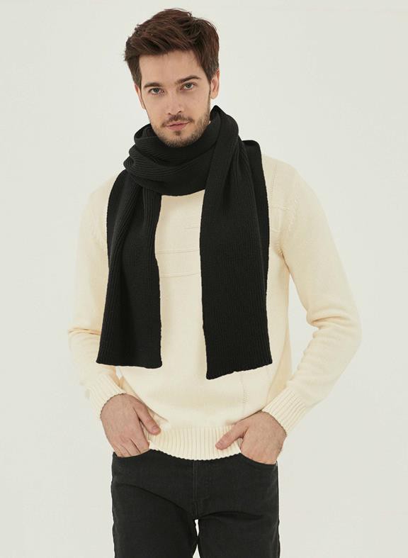 Unisex Knit Scarf Black from Shop Like You Give a Damn