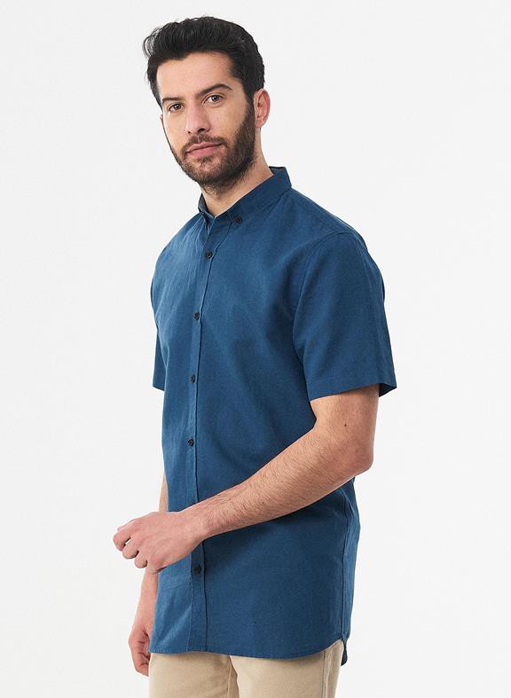 Short Sleeve Shirt Navy from Shop Like You Give a Damn