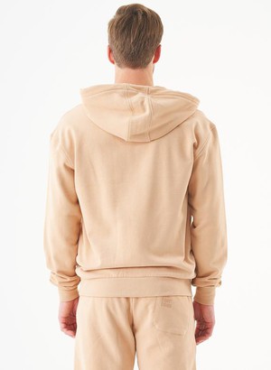 Unisex Zip Up Hoodie Junda Beige from Shop Like You Give a Damn