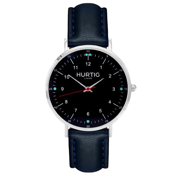 Moderno Watch Silver, Black & Midnight Blue from Shop Like You Give a Damn