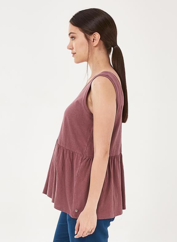 Sleeveless Top Linen Brown from Shop Like You Give a Damn