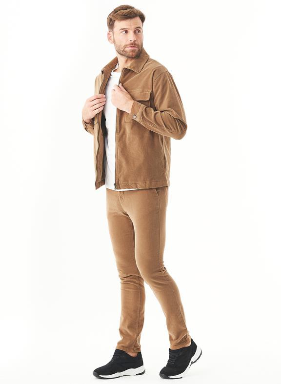 Overshirt Corduroy Full Zip Cord Camel Brown from Shop Like You Give a Damn