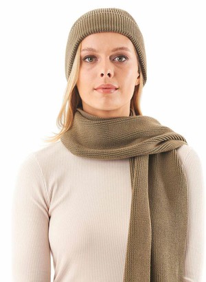 Unisex Scarf Organic Cotton Olive Oil from Shop Like You Give a Damn