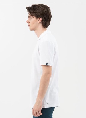 Polo V-Neck White from Shop Like You Give a Damn