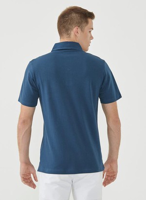 Polo Shirt Organic Cotton Dark Blue from Shop Like You Give a Damn