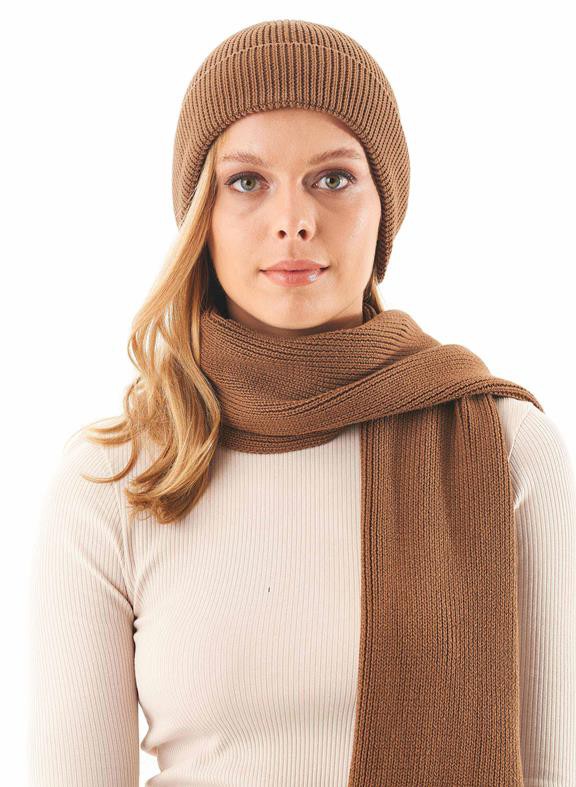 Unisex Scarf Organic Cotton Camel from Shop Like You Give a Damn