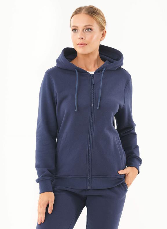 Soft Touch Zip Hoodie Navy from Shop Like You Give a Damn