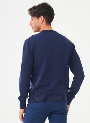 Striped Sweater Navy Blue from Shop Like You Give a Damn