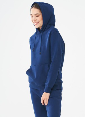 Hoodie Navy Blue from Shop Like You Give a Damn