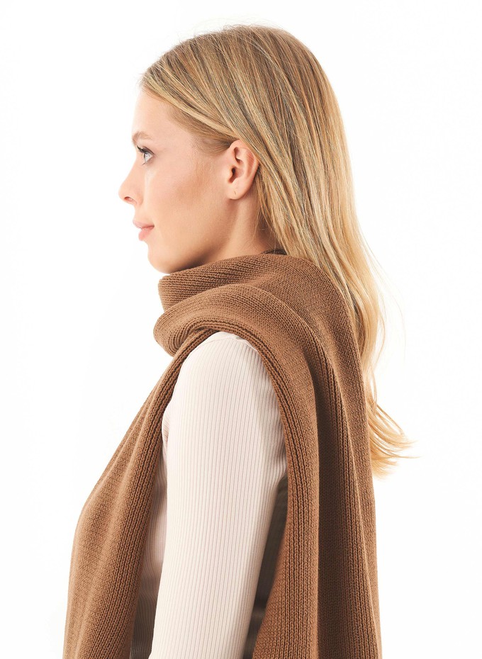 Unisex Scarf Organic Cotton Camel from Shop Like You Give a Damn