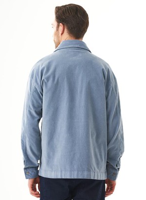 Overshirt Corduroy Zipper Dusty Blue from Shop Like You Give a Damn