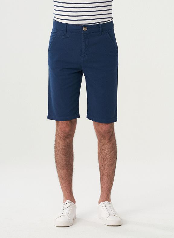 Chino Shorts Organic Cotton Blue from Shop Like You Give a Damn