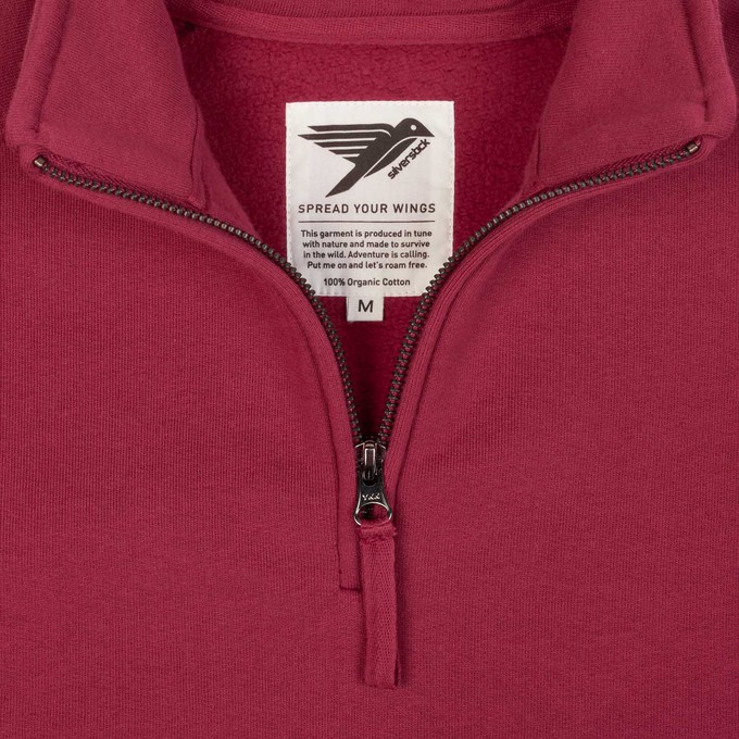 erin organic cotton quarter zip from Silverstick