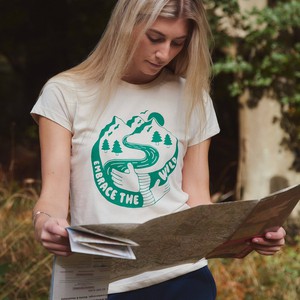 embrace the wild organic cotton tee from Silverstick