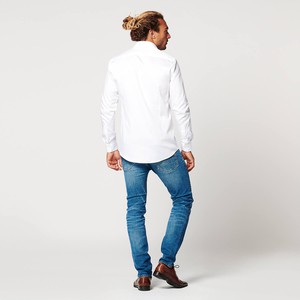 Shirt - Circular White - Regular Fit from SKOT