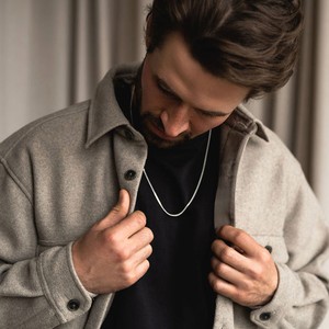 Chain Necklace Men - Silver from Solitude the Label