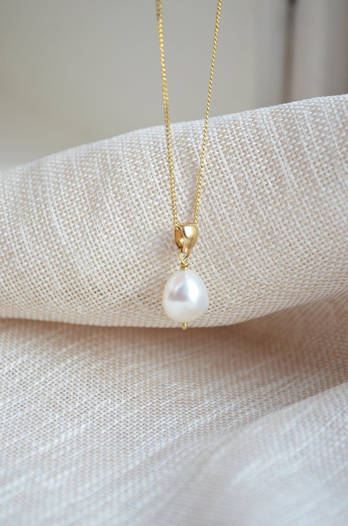 Pearl Necklace - Gold 14k from Solitude the Label