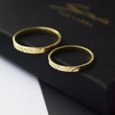 Motion Ring Unisex - Gold 14k via Solitude the Label