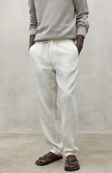 Ethic linen pants off white from Sophie Stone