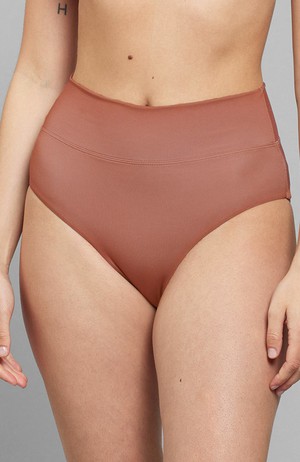 Bikini bottom Slite Copper Brown from Sophie Stone