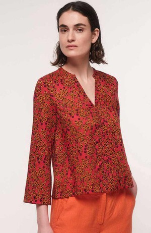 Blouse print flower field from Sophie Stone