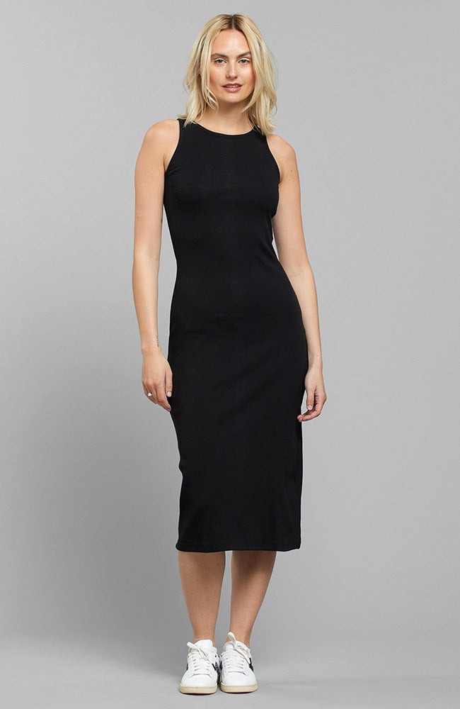 Motala rib dress black from Sophie Stone