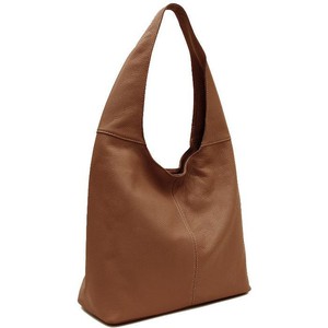 Camel Soft Pebbled Leather Hobo Bag | Bbydi from Sostter