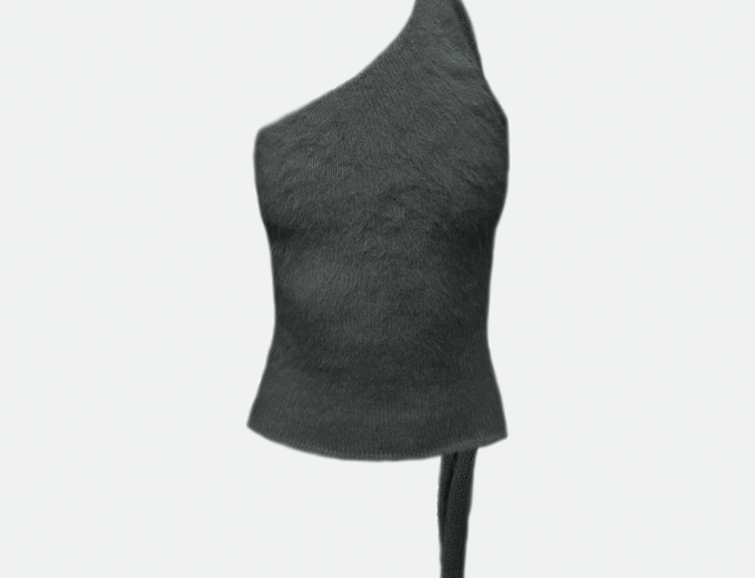 Asymmetrical scarf top from Studio Selles