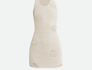 Flower mini scoop neck dress from Studio Selles