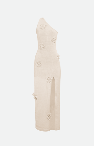 Flower asymmetrical midi dress from Studio Selles