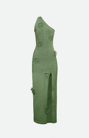 Flower asymmetrical midi dress from Studio Selles