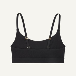 Organic Cotton Tank Bralette in Carbon from Subset