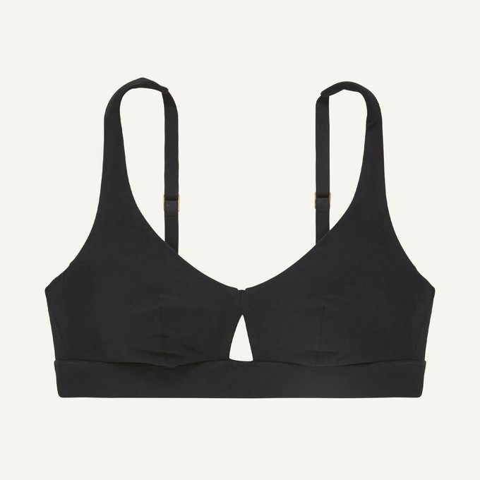 SALE Knickey Keyhole Bralette in Carbon from Subset