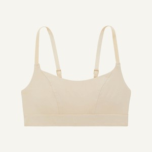 Organic Cotton Tank Bralette in Wheat from Subset